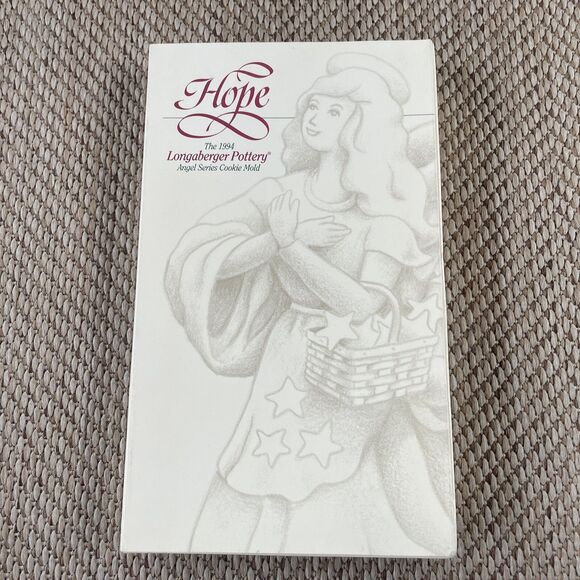 Longaberger Cookie Mold 1994 Angel Series Hope - Picture 1 of 6